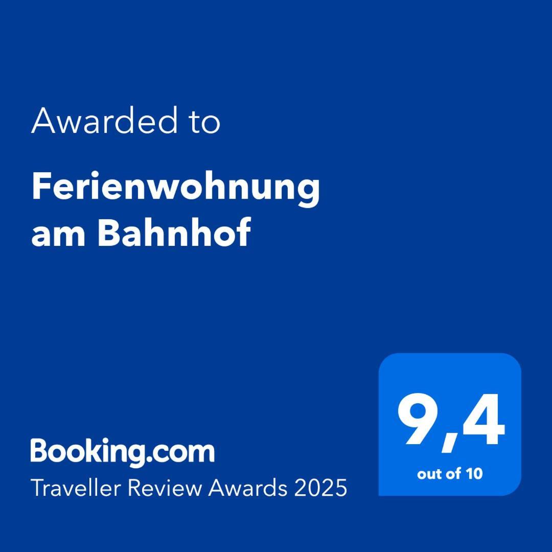 Ferienwohnung Am Bahnhof برنبورغ المظهر الخارجي الصورة
